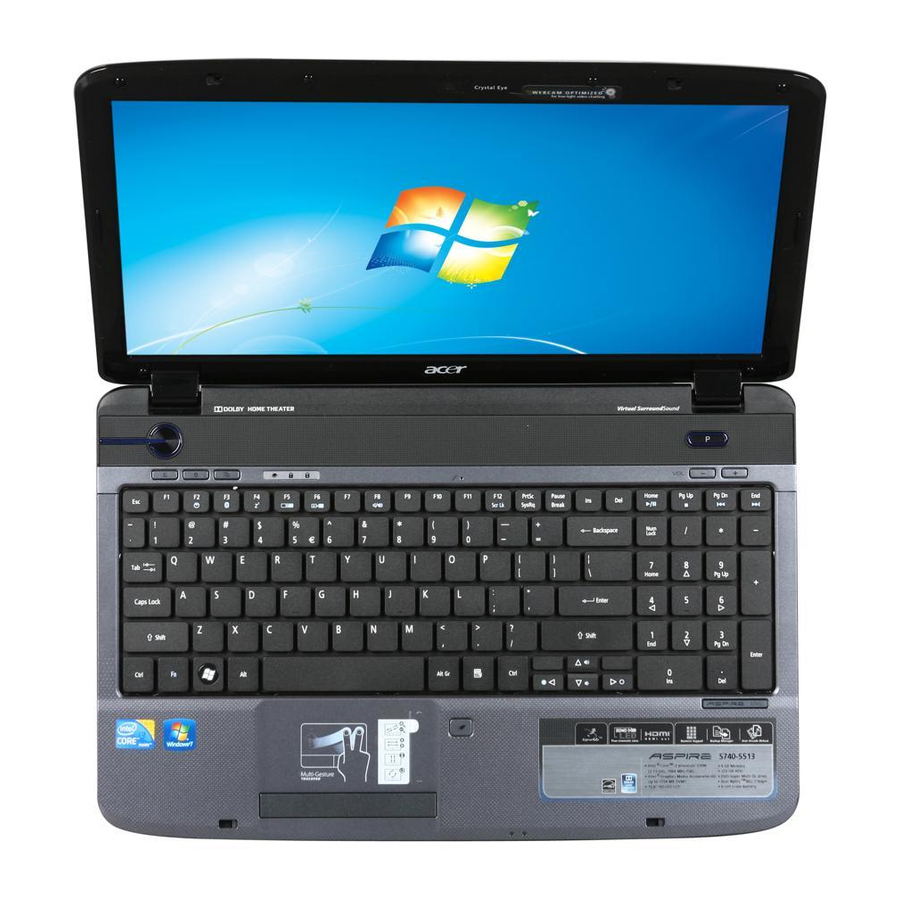 Acer Aspire 5740 Service Manual