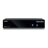 TechniSat DIGIT S3 DVR Quick Start Manual