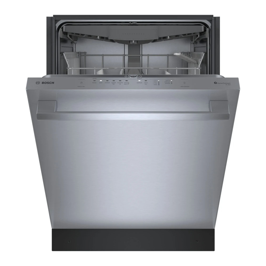 Bosch SHX53CM5N - Dishwasher 24" Manual