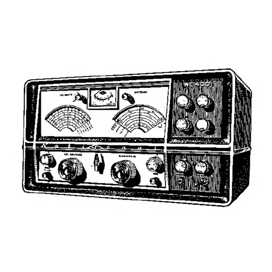 National NC 400 Instruction Manual