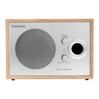 Tivoli Audio Model Subwoofer Owner's Manual