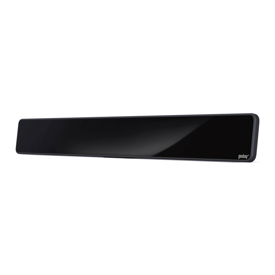 Goobay DVB-T DIA 35 PS BAR black User Manual