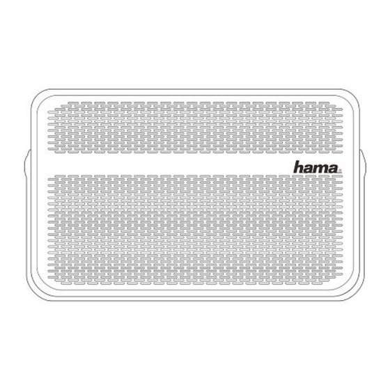 Hama 00173100 Operating Instructions Manual