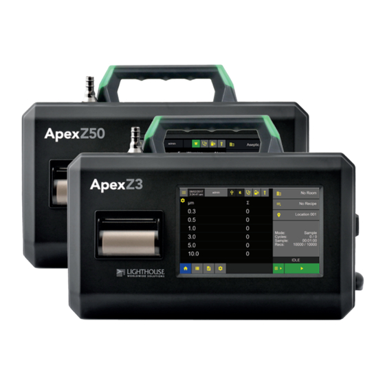 Lighthouse ApexZ Series Operator's Manual