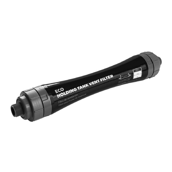 Dometic ECO Holding Tank Vent Filter Instruction Manual