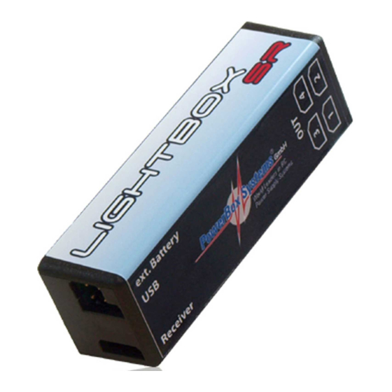 PowerBox Systems LightBox SR Instruction Manual