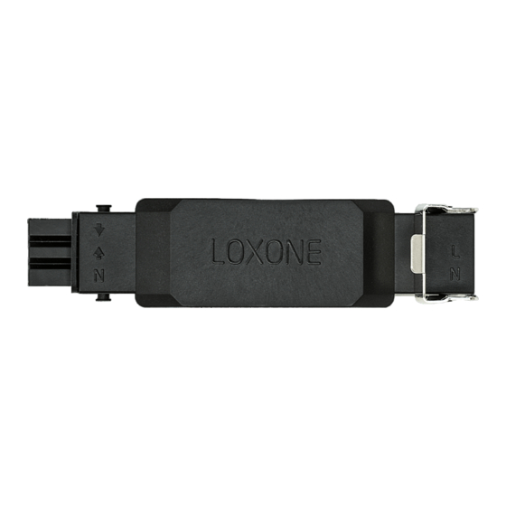 LOXONE Shading Actuator Air Quick Manual