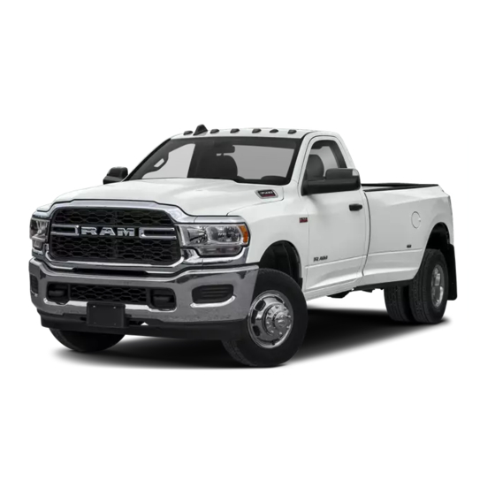 RAM Commercial CHASSIS CAB 3500 2021 Manuals