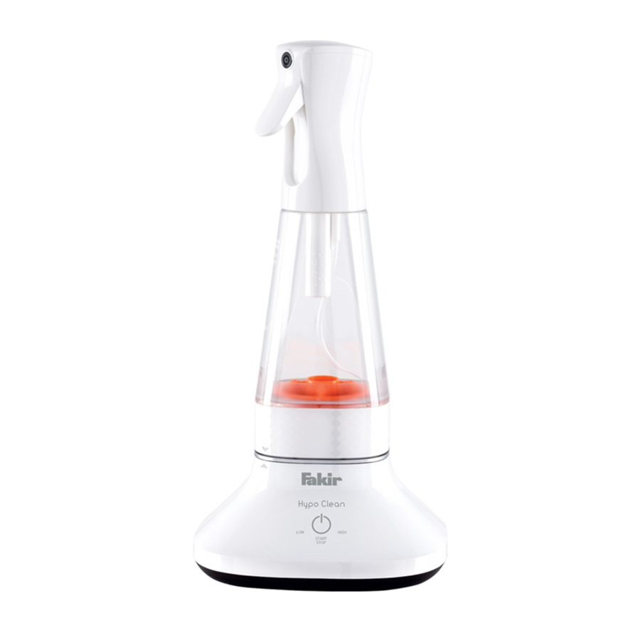 Fakir HYPO CLEAN Fast User Manual