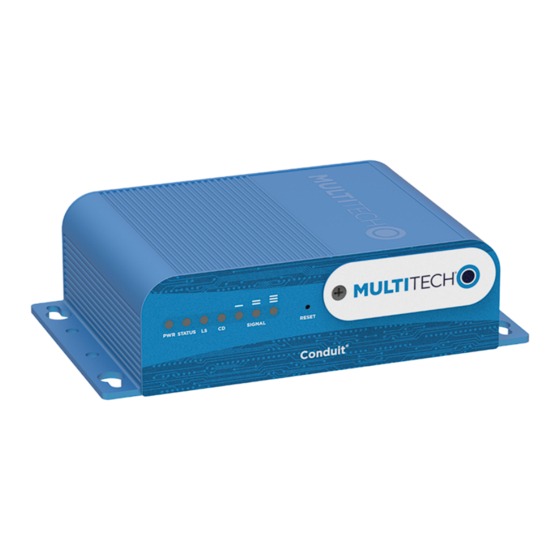 Multitech Conduit MTCDT-L4N1 Hardware Manual