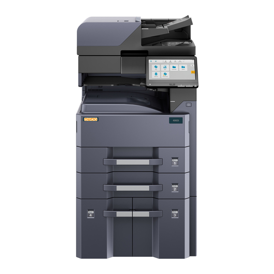 Utax 3263i Quick Manual