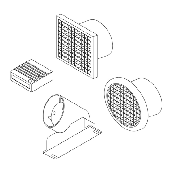 Vent-Axia Lo-Carbon Minivent B Installation And Wiring Instructions