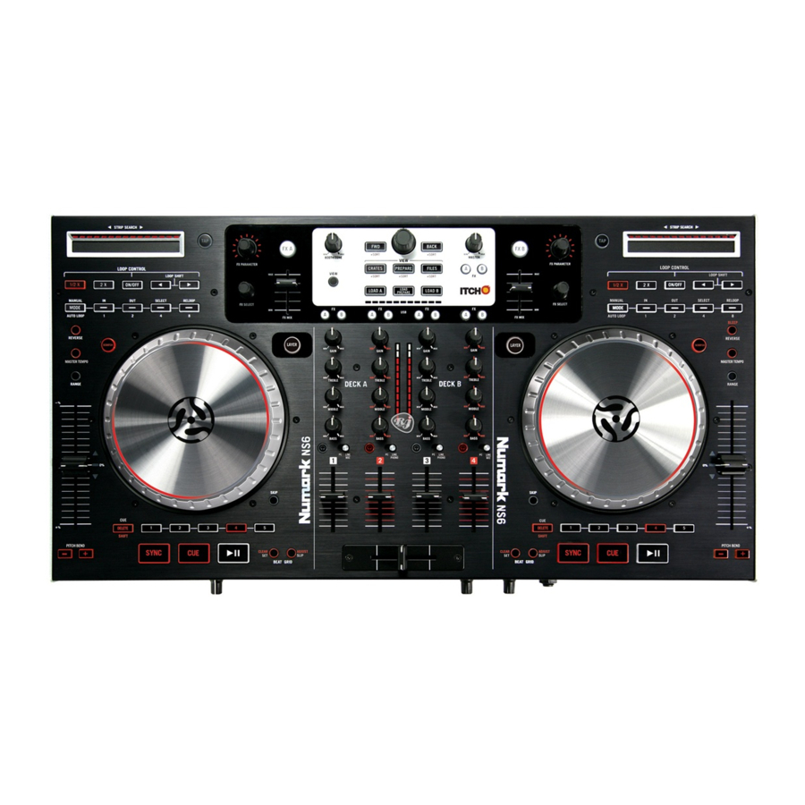 Numark NS6 - Digital DJ Controller Manual