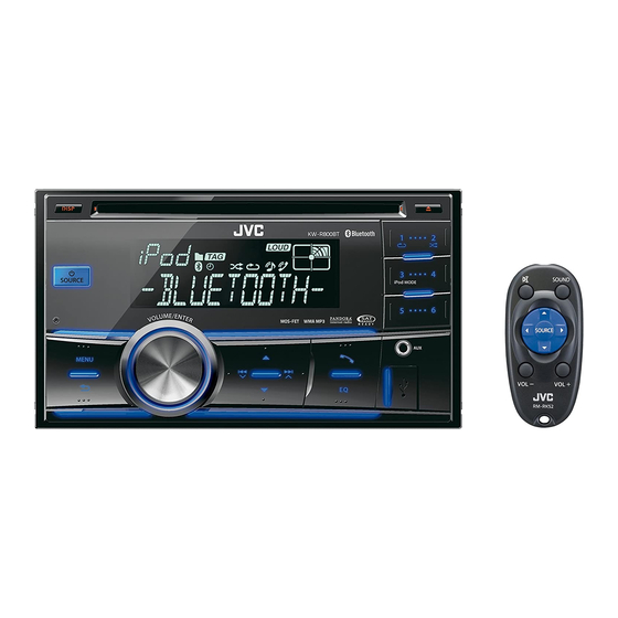 JVC KW-R800BT Specification Sheet