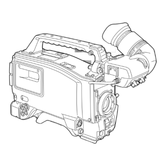Panasonic AJ-D910WA Operating Instructions Manual