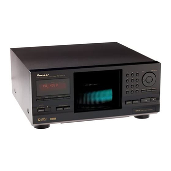 Pioneer PD-F1009 - CD Changer Manuals