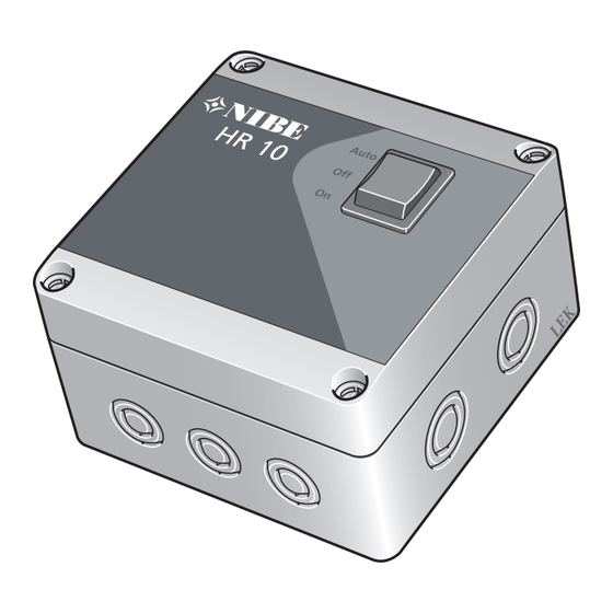 Nibe HR 10 Installer Manual