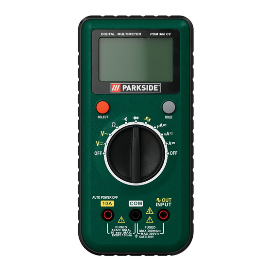 Parkside PDM 300 C2 Operating Instructions And Safety Instructions