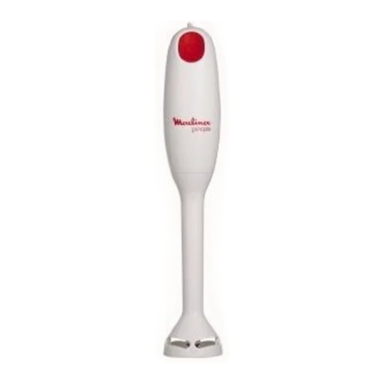 Moulinex PRINCIPIO DDI141 Instructions Manual