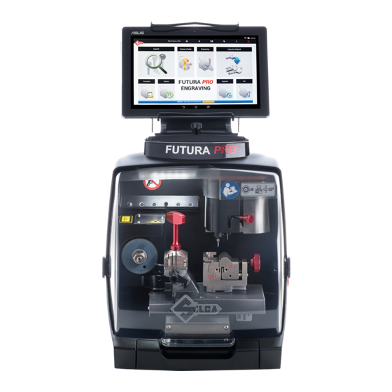 Silca FUTURA PRO ONE Quick Start Manual