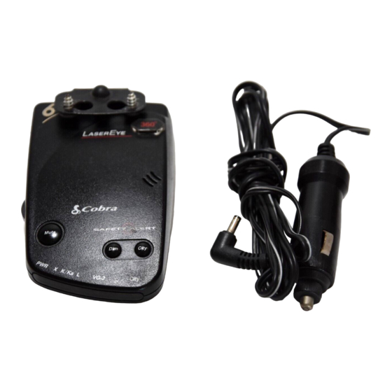 Cobra ESD-6100 Installing And Using