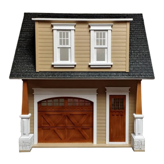 Laser Dollhouse Designs Craftman One Car Garage Manuals