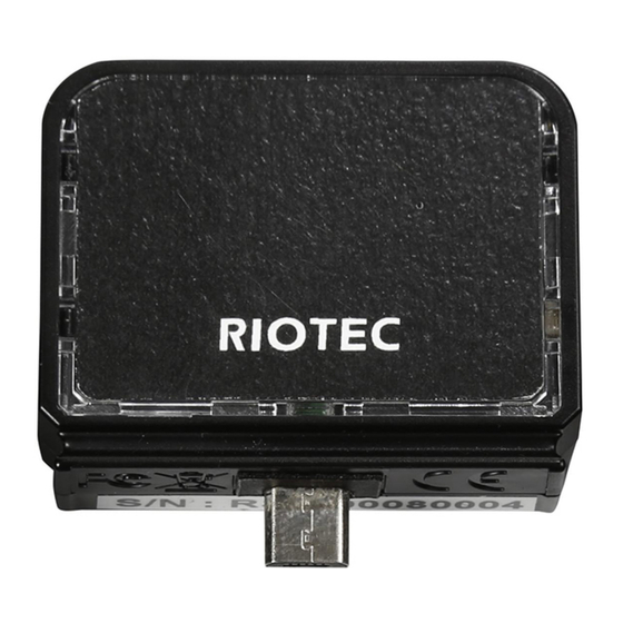 RIOTEC DC9257A Programming Quick Manual