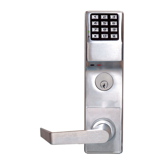 Alarm Lock Trilogy ETDL Programming Instructions Manual