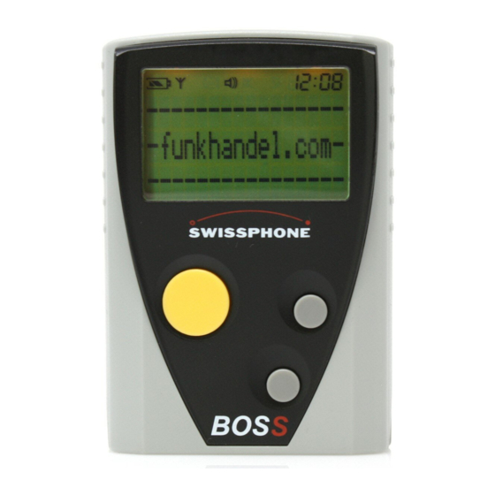 SwissPhone DE900 User Manual