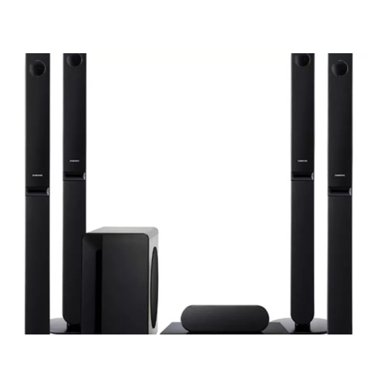 Samsung HT-TX72 - DVD Home Theater System Manuals