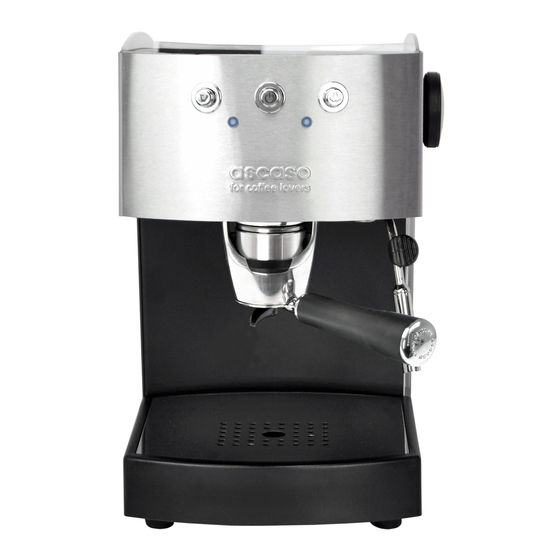 Ascaso Arc Quick Manual For Correct Use