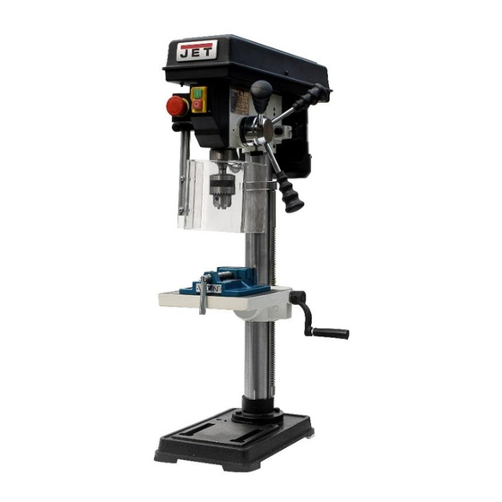 Jet JDP- 20FT Operating Instructions Manual