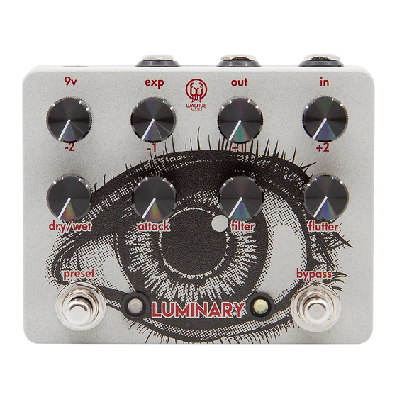 Walrus Audio LUMINARY V2 Manual
