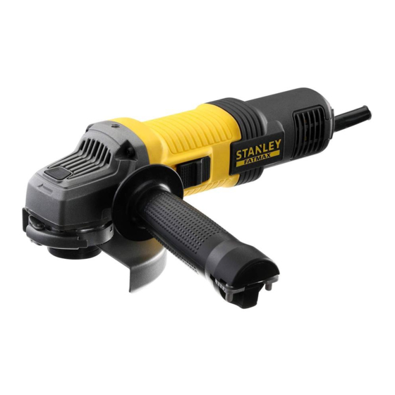 Stanley FATMAX FMEG220 Angle Grinder Manuals