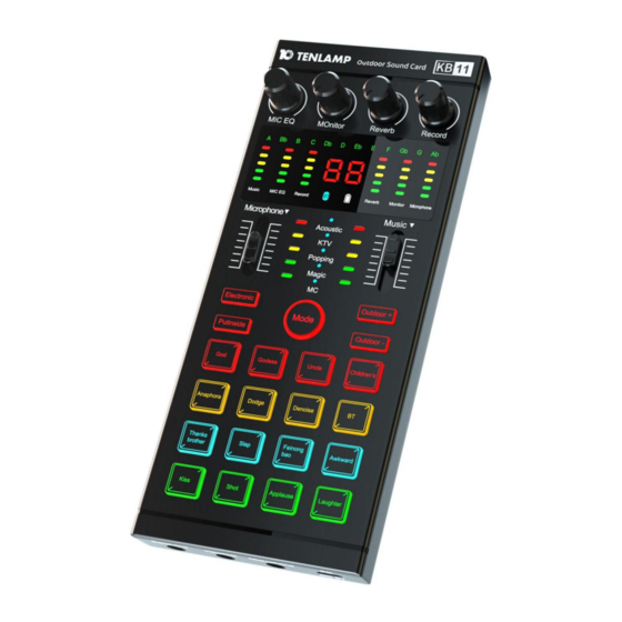 tenlamp KB11 User Manual