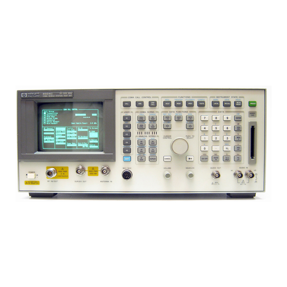 HP 8924C Reference Manual