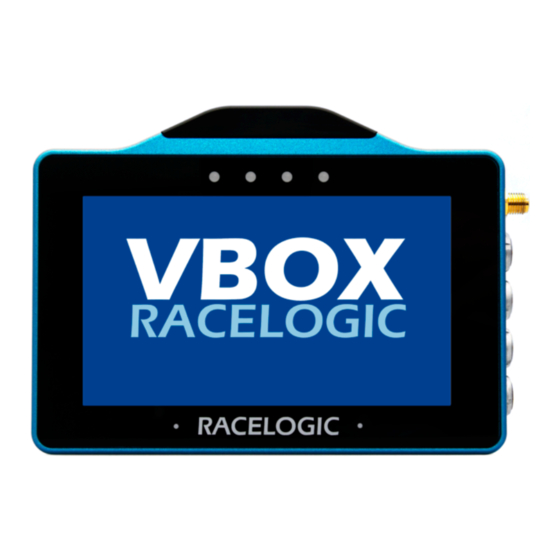 Motorsports VBOX Touch V1 User Manual
