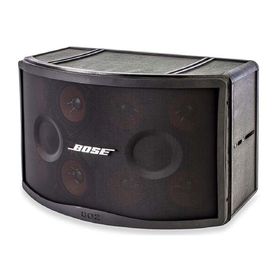Bose 802 IV Series Service Manual