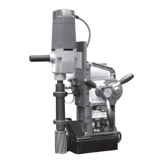 User Manuals: Nitto Kohki WA-5000 Feed Magnetic Drill