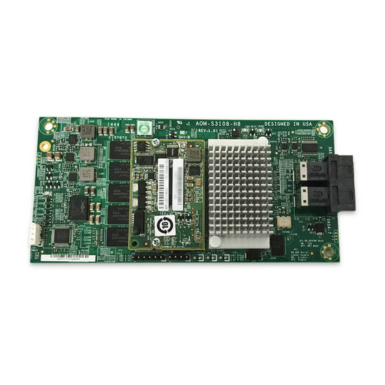 Supermicro AOM-S3108M-H8 Manuals