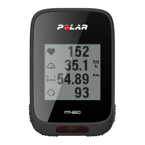 Polar Electro M460 Getting Started Manual