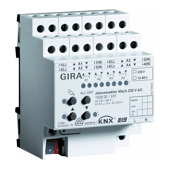 Gira 1039 00 Installation Instructions Manual