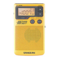 Sangean Sangean DT400W Manual