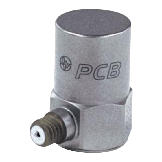PCB Piezotronics J357B03 Installation And Operating Manual