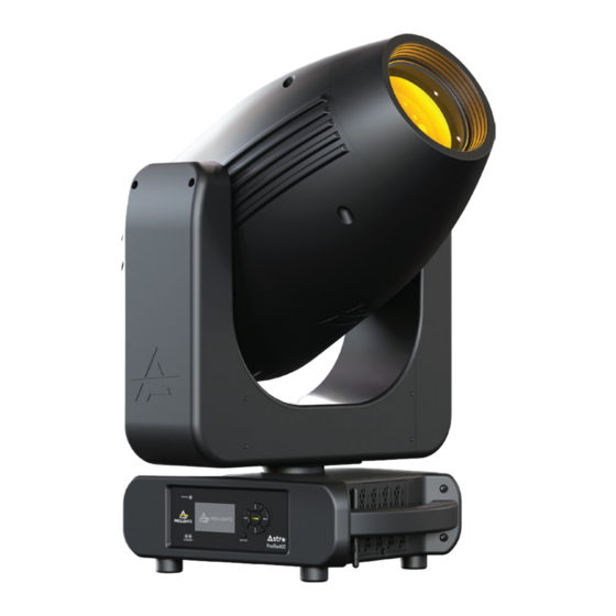 ProLights Astra Profile400 Manuals