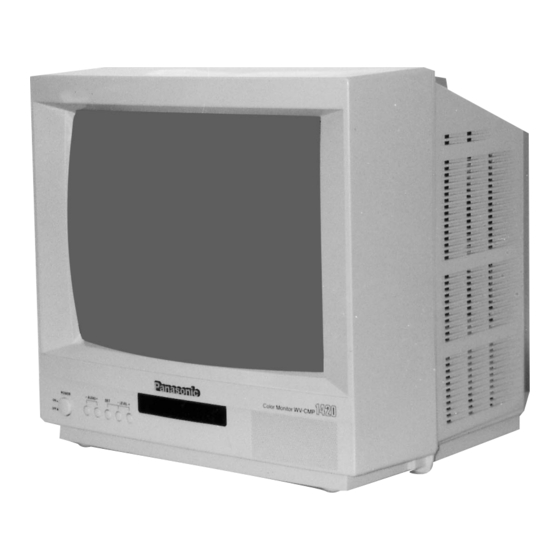 Panasonic WV-CK1420 Service Manual