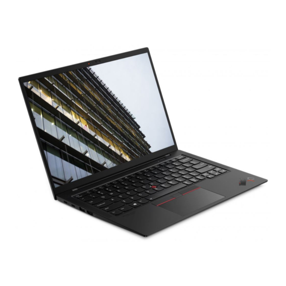 Lenovo ThinkPad X1 Carbon Gen 9 Manuals