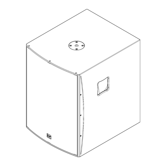DAPAudio NRG-18S User Manual