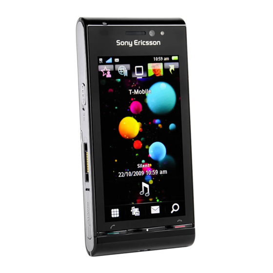 Sony Ericsson Satio User Manual