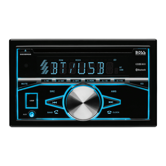 Boss Audio Systems ELITE 660BRGB User Manual